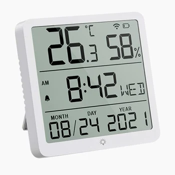 Tuya WIFI Temperatūra ir Drėgmė Daviklis, skirtas WIFI SmartLife Termometras su Drėgmėmačiu