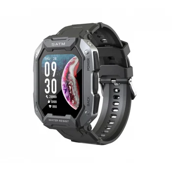 Naujas C23 Sporto Smart Žiūrėti 1.71 colių 380mAH Smartwatch atsparus Vandeniui atsparus smūgiams Lauko vyriški Laikrodžiai senis